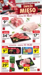 Gazetka promocyjna Intermarche - Gazetka Intermarche - Gazetka - ważna od 18.02 do 18.02.2026 - strona 18 - produkty: Kurczak, Udziec z indyka, Polędwiczka wieprzowa, Burger, Szponder wołowy