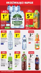 Gazetka promocyjna Intermarche - Gazetka Intermarche - Gazetka - ważna od 18.02 do 18.02.2026 - strona 34 - produkty: Nałęczowianka, Sok, Mus, Mirinda, Napoje, LANA, Pepsi, Fortuna, Tymbark, Szyna, Woda mineralna, Napój niegazowany, Woda, Napój