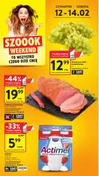 Gazetka promocyjna Intermarche - Gazetka Intermarche - Gazetka - ważna od 18.02 do 18.02.2026 - strona 4 - produkty: Polędwica, Sos, Danone, Madej Wróbel, Actimel, Wino