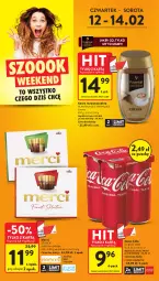 Gazetka promocyjna Intermarche - Gazetka Intermarche - Gazetka - ważna od 18.02 do 18.02.2026 - strona 6 - produkty: Kawa rozpuszczalna, Gin, Kawa, Coca-Cola, Merci