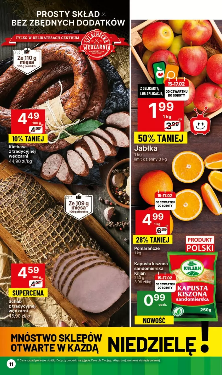 Gazetka promocyjna Delikatesy Centrum - Dyskontowe ceny w Delikatesach Centrum - ważna 15.02 do 21.02.2024 - strona 11 - produkty: Pomarańcze