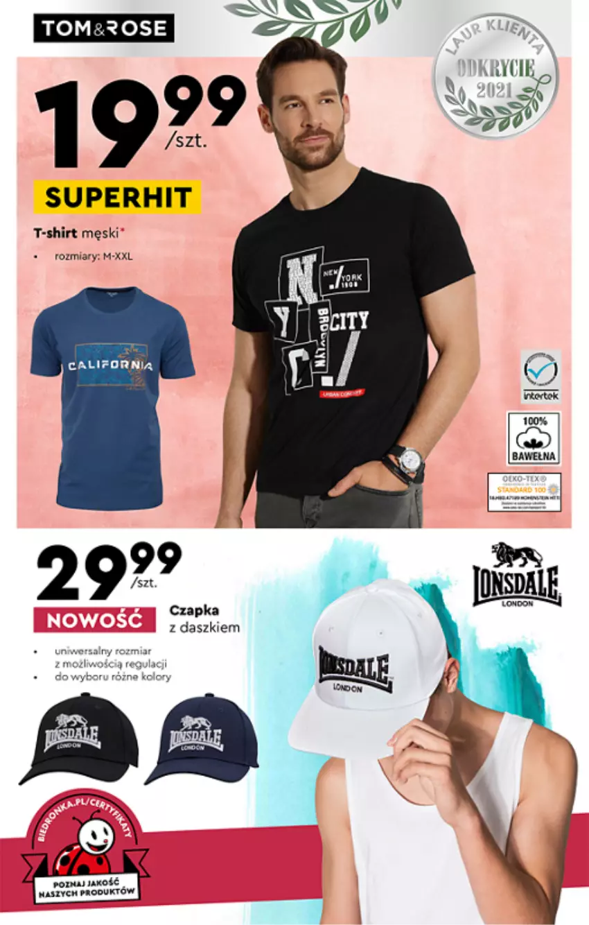 Gazetka promocyjna Biedronka - ważna 06.06 do 22.06.2022 - strona 20 - produkty: T-shirt