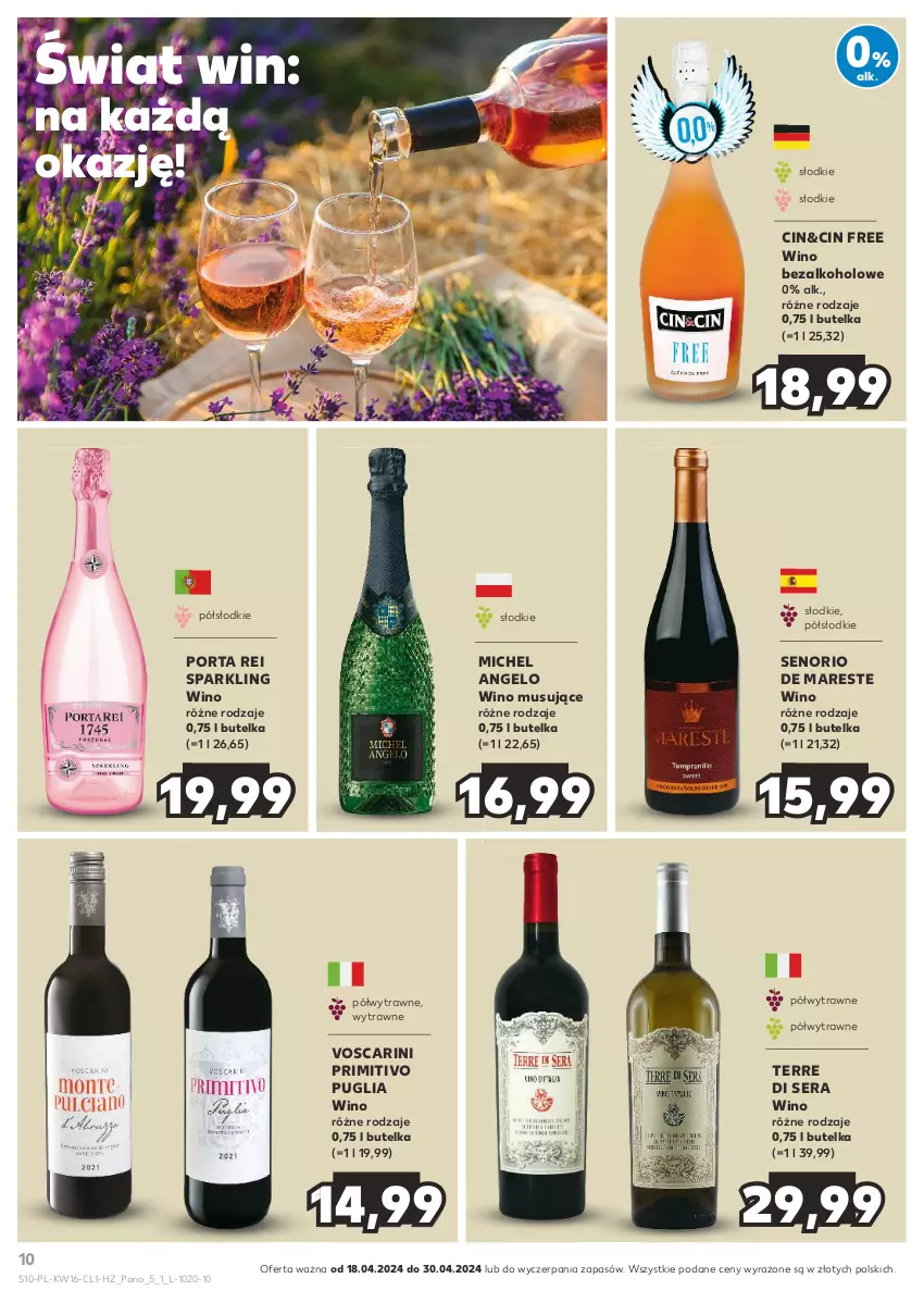 Gazetka promocyjna Kaufland - Barek Kauflandu - ważna 18.04 do 30.04.2024 - strona 10 - produkty: Mus, Por, Ser, Wino, Wino bezalkoholowe, Wino musujące