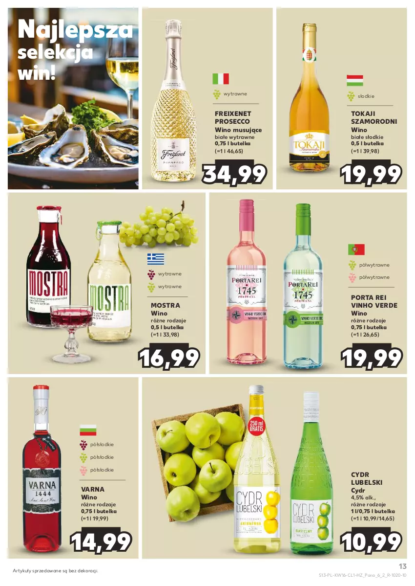 Gazetka promocyjna Kaufland - Barek Kauflandu - ważna 18.04 do 30.04.2024 - strona 13 - produkty: Mus, Por, Prosecco, Tokaji, Wino, Wino białe, Wino musujące