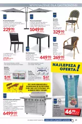 Gazetka promocyjna Makro - [Oferta promocyjna] Artykuły spożywcze i przemysłowe - Gazetka - ważna od 30.05 do 30.05.2022 - strona 23 - produkty: Chłodziarka, Sok, Mus, Węgiel drzewny, Stek, Stół, Klej, Parasol, Rolka kasowa, Krzesło, Biuro, Grill, Grill gazowy, Metro