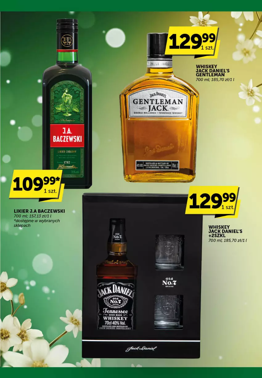 Gazetka promocyjna ABC - ważna 18.04 do 30.04.2024 - strona 3 - produkty: Jack Daniel's, Likier, Whiskey