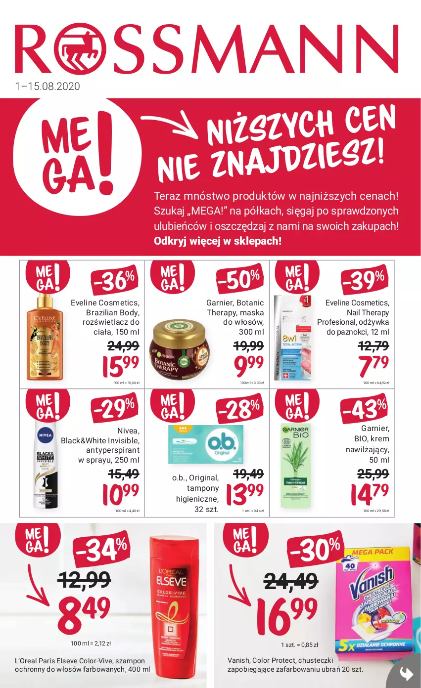 Gazetka promocyjna Rossmann - 1 sierpnia - ważna 01.08 do 15.08.2021 - strona 1