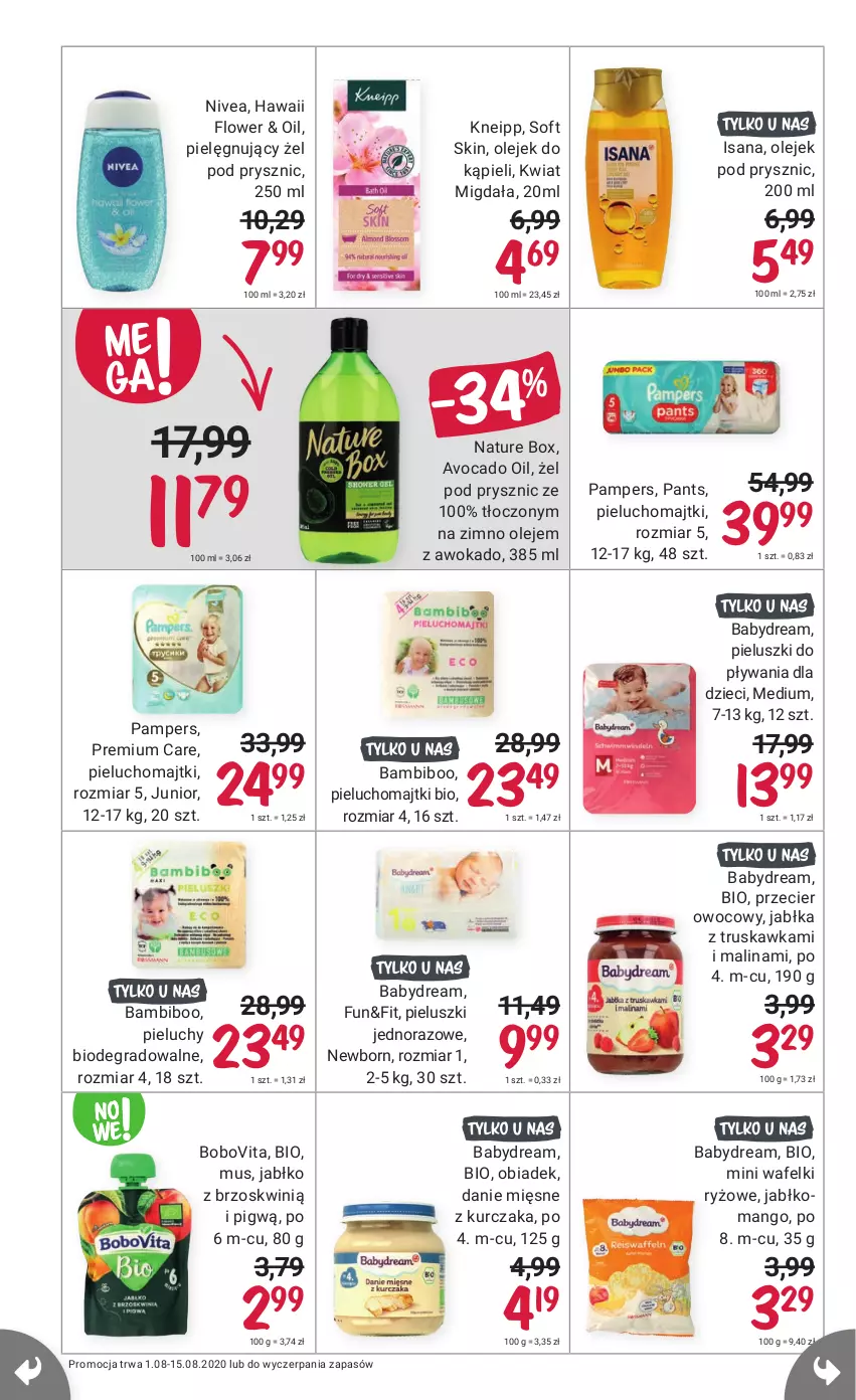 Gazetka promocyjna Rossmann - 1 sierpnia - ważna 01.08 do 15.08.2021 - strona 8 - produkty: Babydream, BoboVita, Dzieci, Nature Box, Pampers