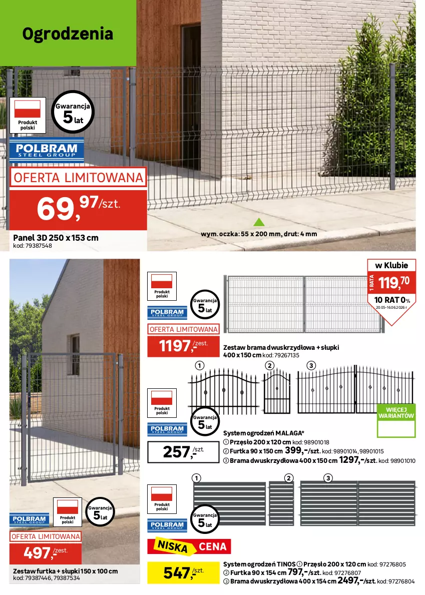 Gazetka promocyjna Leroy Merlin - Gazetka Leroy Merlin - ważna 20.05 do 16.06.2026 - strona 12 - produkty: Orka, Por, Rama, Sport, Tran