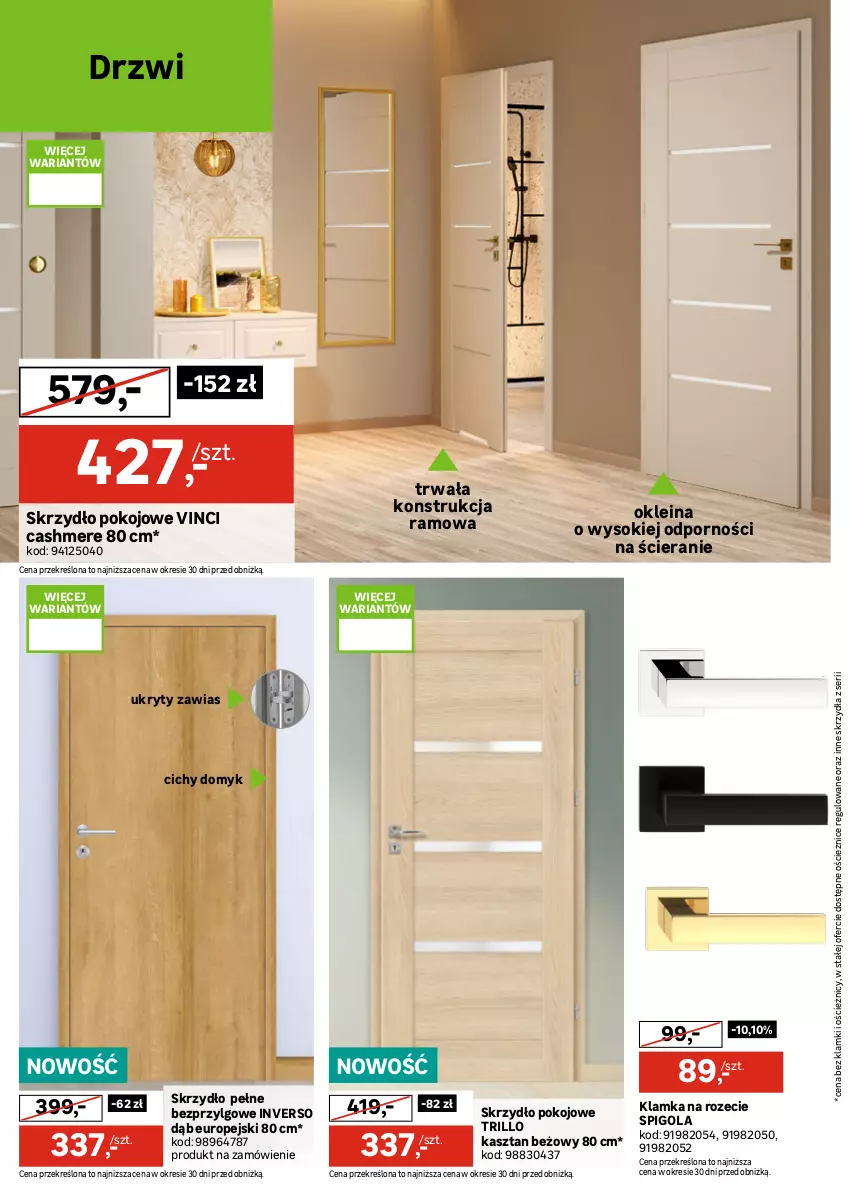 Gazetka promocyjna Leroy Merlin - Gazetka Leroy Merlin - ważna 20.05 do 16.06.2026 - strona 18 - produkty: Drzwi, Klamka, LG, Por, Ser, Sok