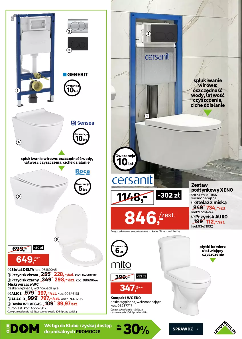 Gazetka promocyjna Leroy Merlin - Gazetka Leroy Merlin - ważna 20.05 do 16.06.2026 - strona 29 - produkty: Brodzik, Fa, Kabina z hydromasażem, Klej, Kompakt WC, Termos