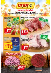 Gazetka promocyjna Prim Market - Gazetka - ważna od 22.10 do 22.10.2025 - strona 1 - produkty: Kurczak, Tchibo, Sok, Por, Kawa mielona, Kawa, Tymbark, Jabłka