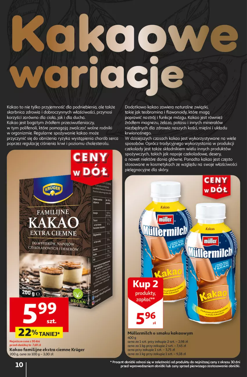 Gazetka promocyjna Auchan - Gazetka CENY W DÓŁ Hipermarket Auchan - ważna 31.05 do 05.06.2024 - strona 10 - produkty: Deser, Fa, Kakao, Magnez, Napoje, Ser