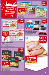 Gazetka promocyjna Auchan - Gazetka CENY W DÓŁ Hipermarket Auchan - Gazetka - ważna od 05.06 do 05.06.2024 - strona 19 - produkty: Kurczak, Glazura, Koc, Zupa, Pizza, Tilapia, Lazur, Surimi, Hortex, Fa