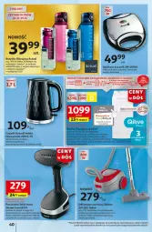 Gazetka promocyjna Auchan - Gazetka CENY W DÓŁ Hipermarket Auchan - Gazetka - ważna od 05.06 do 05.06.2024 - strona 40 - produkty: Teleskop, Odkurzacz, Pralka, Top, Por, Gra, Czajnik, Termos, Szczotka, Tran, Tefal, Wełna, Sport, Wkład filtrujący, Zelmer, Parownica, Fa