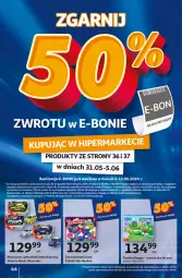 Gazetka promocyjna Auchan - Gazetka CENY W DÓŁ Hipermarket Auchan - Gazetka - ważna od 05.06 do 05.06.2024 - strona 44 - produkty: Gra, Inka, Samochód, Tera, Hasbro