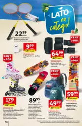 Gazetka promocyjna Auchan - Gazetka CENY W DÓŁ Hipermarket Auchan - Gazetka - ważna od 05.06 do 05.06.2024 - strona 56 - produkty: Hi-Tec, Ochraniacze, Plecak, Rolki, Deskorolka, Znicz, Dzieci, Pokrowiec, Waga