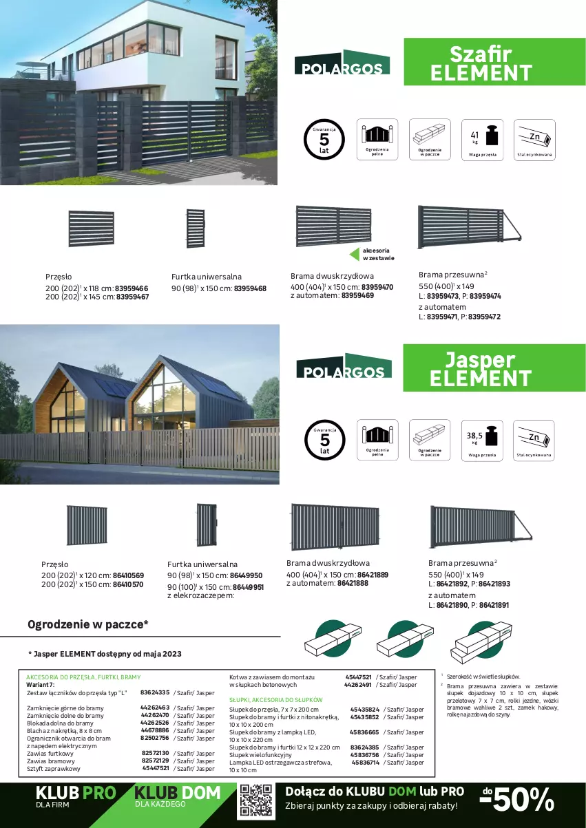 Gazetka promocyjna Leroy Merlin - Gazetka Leroy Merlin - ważna 01.01 do 31.12.2023 - strona 10 - produkty: Gra, Rama, Rolki, Słupek, Szyny