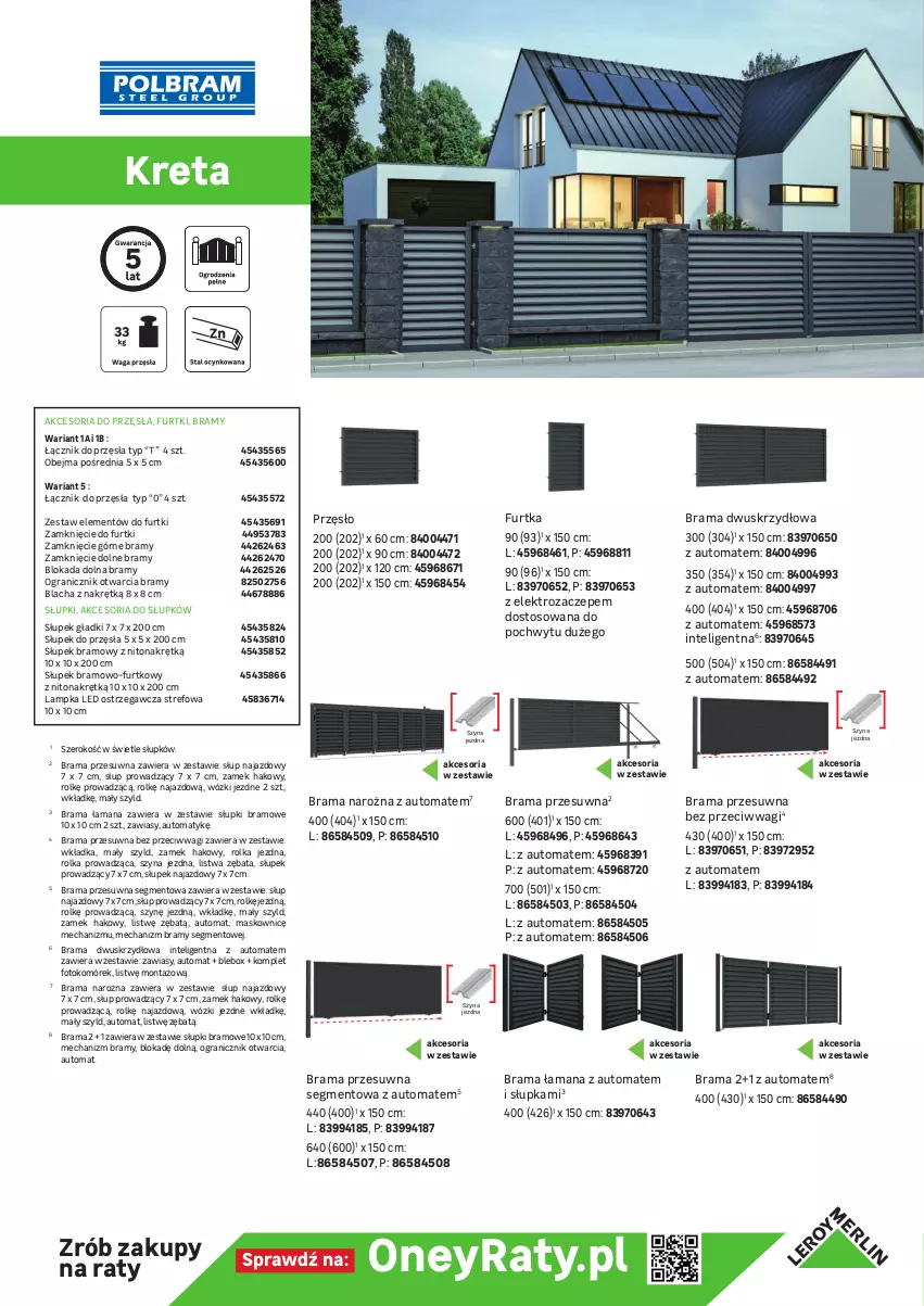 Gazetka promocyjna Leroy Merlin - Gazetka Leroy Merlin - ważna 01.01 do 31.12.2023 - strona 7 - produkty: Gra, Intel, Kret, Listwa, Rama, Słupek, Szyna, Wagi