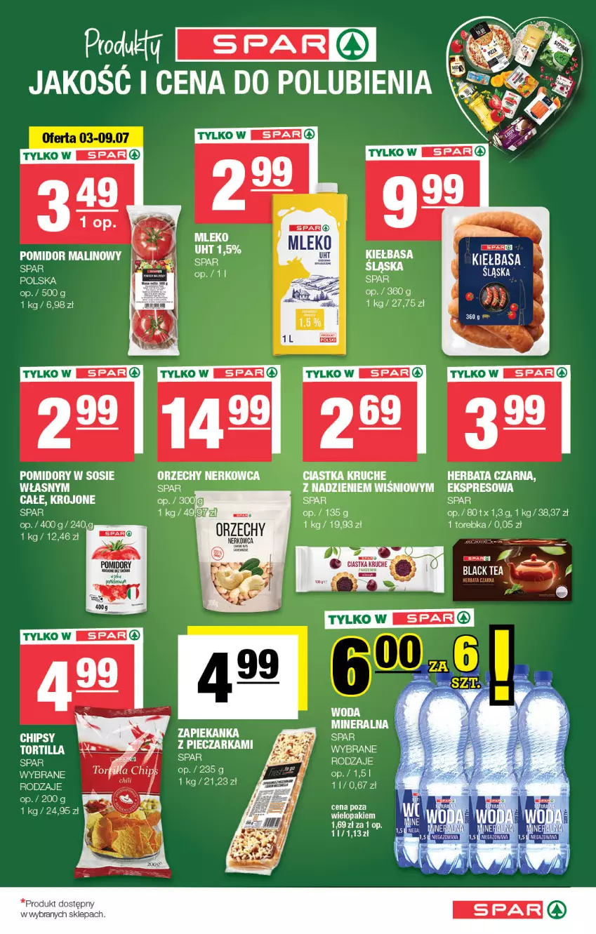 Gazetka promocyjna Spar - Spar - ważna 30.06 do 10.07.2024 - strona 5 - produkty: Ciastka, Fa, Lack, Mleko, Piec, Pieczarka, Pomidor malinowy, Pomidory, Sos, Torebka, Zapiekanka