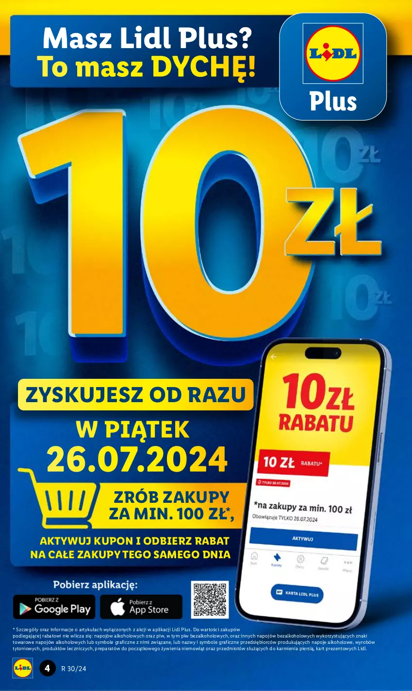 Gazetka promocyjna Lidl - GAZETKA - ważna 25.07 do 27.07.2024 - strona 4 - produkty: Gra, Karmi, Napoje, Znicz