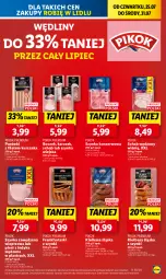 Gazetka promocyjna Lidl - GAZETKA - Gazetka - ważna od 27.07 do 27.07.2024 - strona 27 - produkty: Piec, Kurczak, Ser, Parówki, Szynka konserwowa, Szynka, PIKOK, Boczek, Frankfurterki, Kiełbasa, Kiełbasa śląska