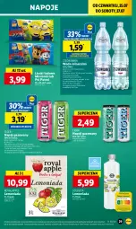 Gazetka promocyjna Lidl - GAZETKA - Gazetka - ważna od 27.07 do 27.07.2024 - strona 35 - produkty: Lemoniada, Kaktus, Napoje, Tiger, Napój gazowany, Limonka, Woda mineralna, Lizaki, Arbuz, Woda, Mango, Napój, Cisowianka, Mięta, Psi Patrol