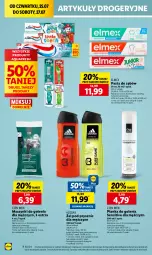 Gazetka promocyjna Lidl - GAZETKA - Gazetka - ważna od 27.07 do 27.07.2024 - strona 42 - produkty: Aquafresh, Pasta do zębów, Adidas, Pianka do golenia, Elmex