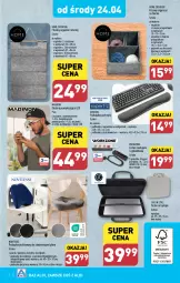 Gazetka promocyjna Aldi - Artykuły przemysłowe i tekstylia - Gazetka - ważna od 27.04 do 27.04.2024 - strona 2 - produkty: Top, Gin, Torba na laptopa, Stek, Organizer, Biurko, Pojemnik, Podkładka, Torba, Mysz, Biuro, Podkładka pod mysz, Poduszka, Podkład, Listwa