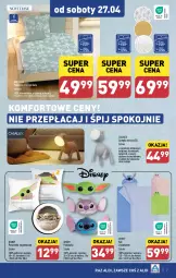 Gazetka promocyjna Aldi - Artykuły przemysłowe i tekstylia - Gazetka - ważna od 27.04 do 27.04.2024 - strona 7 - produkty: Koc, Pościel, Poszewka, LANA, Disney, Silan, Star Wars, Poduszka, Akumulator