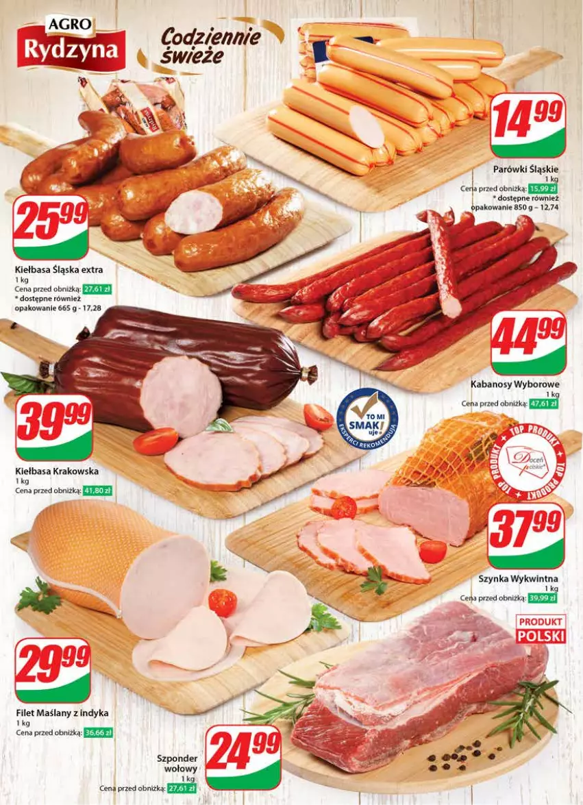 Gazetka promocyjna Dino - Gazetka 47 - ważna 21.11 do 28.11.2023 - strona 12 - produkty: Kabanos, Kiełbasa, Kiełbasa krakowska, Kiełbasa śląska, Parówki, Szynka