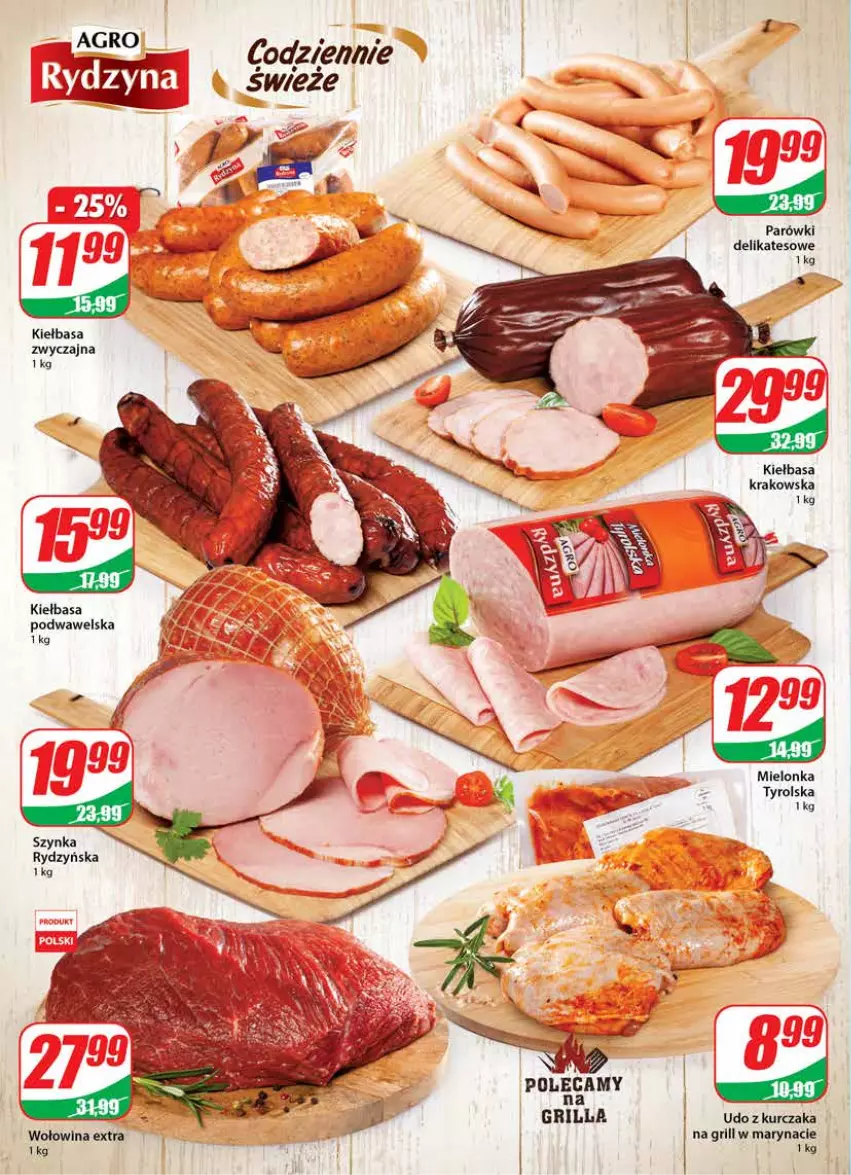 Gazetka promocyjna Dino - Gazetka - ważna 28.07 do 03.08.2021 - strona 10 - produkty: Grill, Kiełbasa, Kiełbasa podwawelska, Kurczak, Parówki, Szynka, Wawel, Wołowina