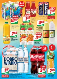 Gazetka promocyjna Dino - Gazetka - Gazetka - ważna od 03.08 do 03.08.2021 - strona 2 - produkty: Hoop, Sok, Gin, Napój energetyczny, Dobrowianka, Fortuna, Tiger, Schweppes, Napój gazowany, Tymbark, Woda mineralna, Kubuś, Pudliszki, Wosana, Woda, Napój, Heinz