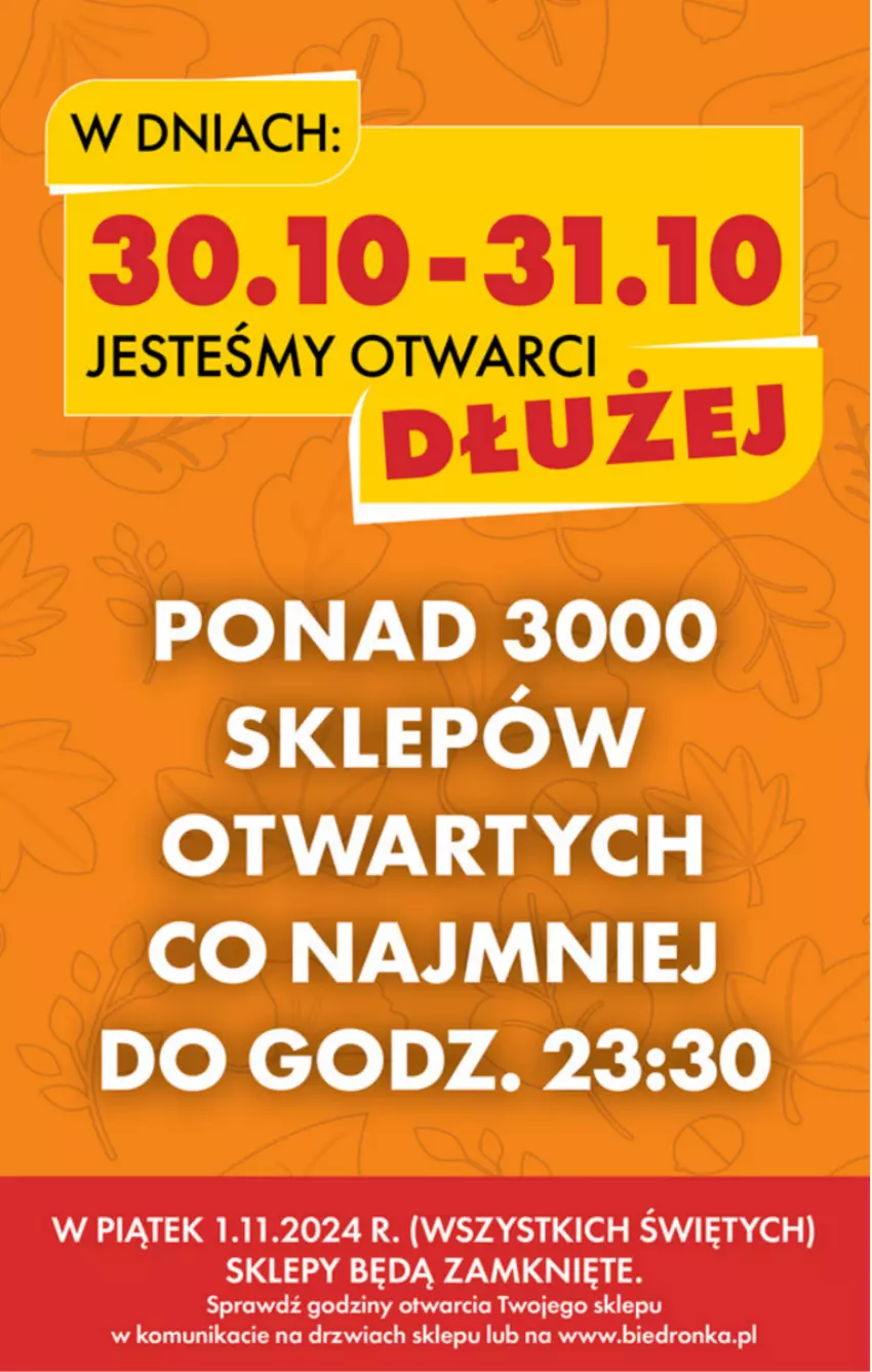 Gazetka promocyjna Biedronka - Od poniedzialku - ważna 28.10 do 02.11.2024 - strona 2