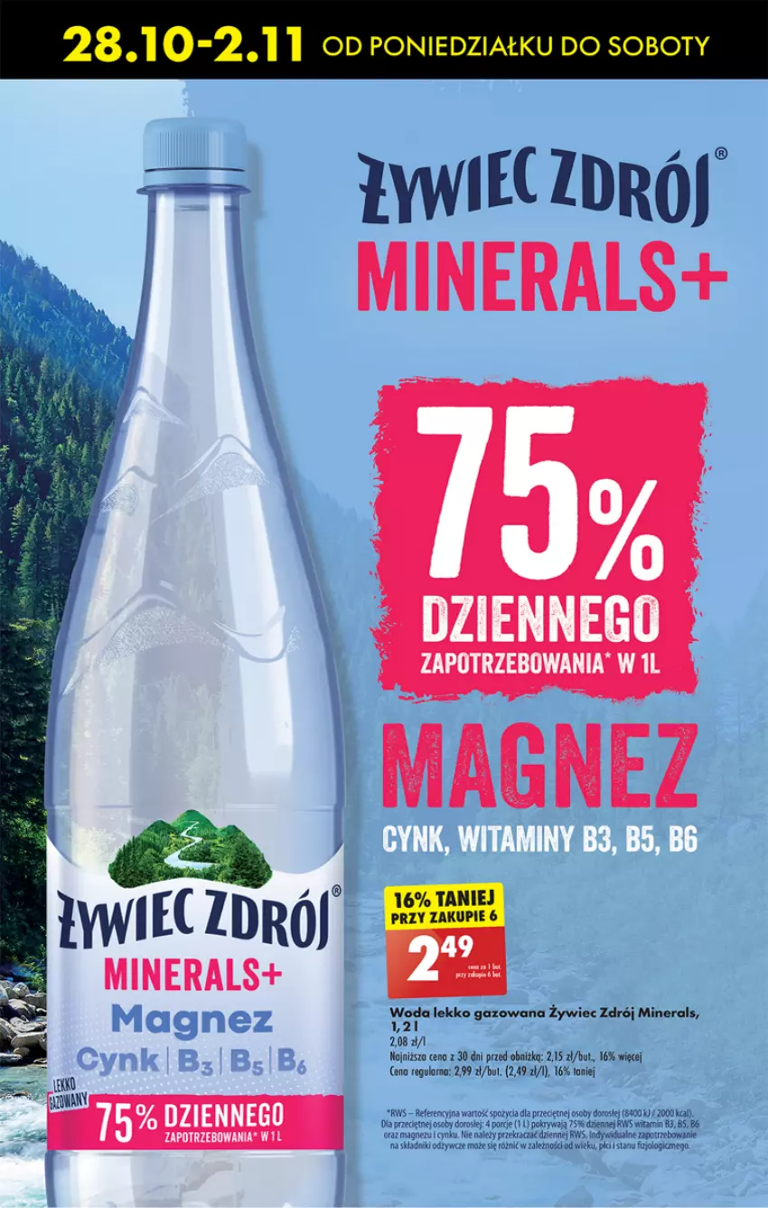 Gazetka promocyjna Biedronka - Od poniedzialku - ważna 28.10 do 02.11.2024 - strona 60 - produkty: Cynk, Magnez, Pokrywa, Por, Woda