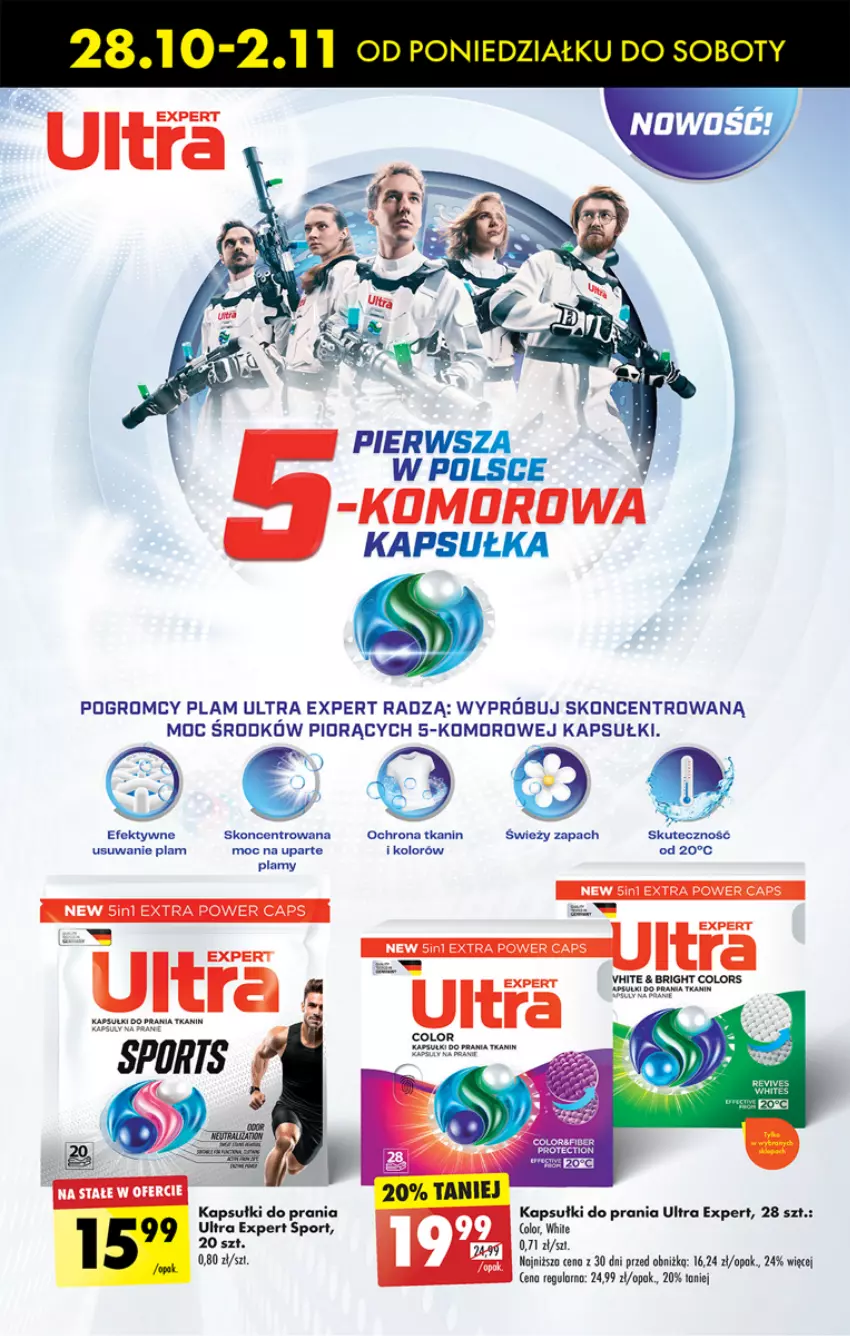 Gazetka promocyjna Biedronka - Od poniedzialku - ważna 28.10 do 02.11.2024 - strona 76 - produkty: Kapsułki do prania, Por, Sport