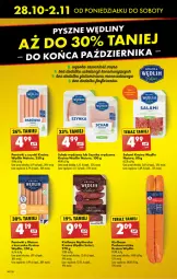 Gazetka promocyjna Biedronka - Od poniedzialku - Gazetka - ważna od 02.11 do 02.11.2024 - strona 44 - produkty: Kurczak, Salami, Parówki, Parówki z szynki, Kiełbasa podwawelska, Tera, Wawel, Szynka, Kiełbasa