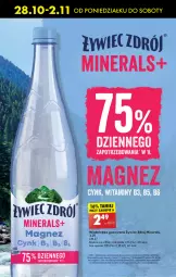 Gazetka promocyjna Biedronka - Od poniedzialku - Gazetka - ważna od 02.11 do 02.11.2024 - strona 60 - produkty: Por, Cynk, Woda, Pokrywa, Magnez