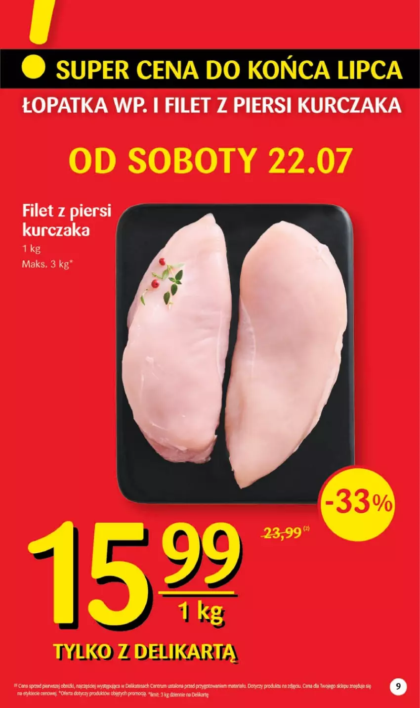 Gazetka promocyjna Delikatesy Centrum - Gazetka DC28 - ważna 20.07 do 26.07.2023 - strona 9 - produkty: Filet z piersi kurczaka, Kurczak, Rum