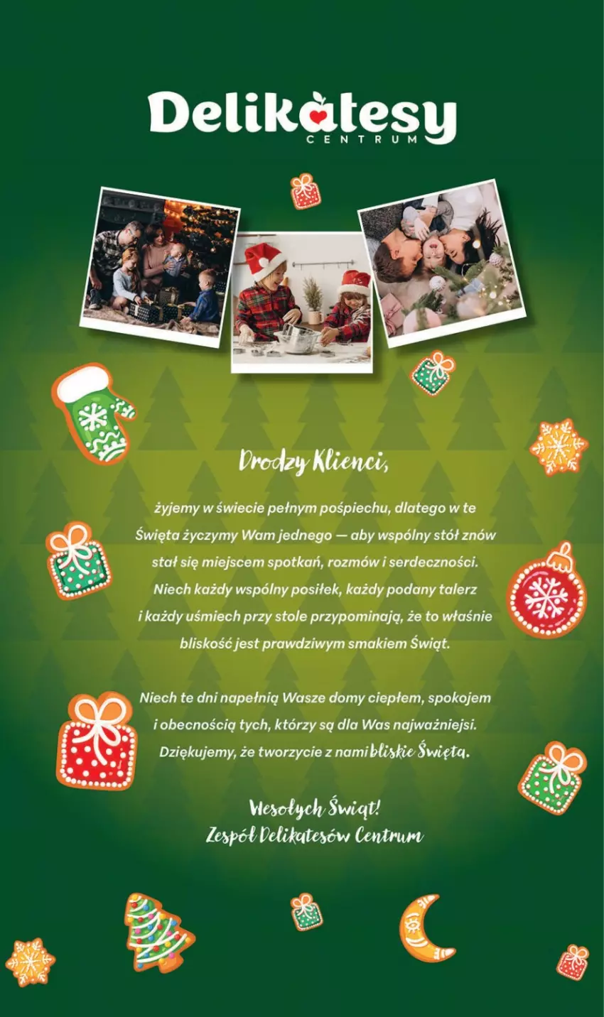 Gazetka promocyjna Delikatesy Centrum - Katalog Przepisy na Bliskie Święta Franczyza DC48-DC49-DC50 - ważna 27.11 do 17.12.2025 - strona 40 - produkty: Piec, Ser, Stół, Talerz