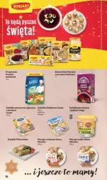 Gazetka promocyjna Delikatesy Centrum - Katalog Przepisy na Bliskie Święta Franczyza DC48-DC49-DC50 - Gazetka - ważna od 17.12 do 17.12.2025 - strona 16 - produkty: Sałatka, Pierogi, Dawtona, Prymat, Kucharek, Dega, Sałat, Waga, Lisner