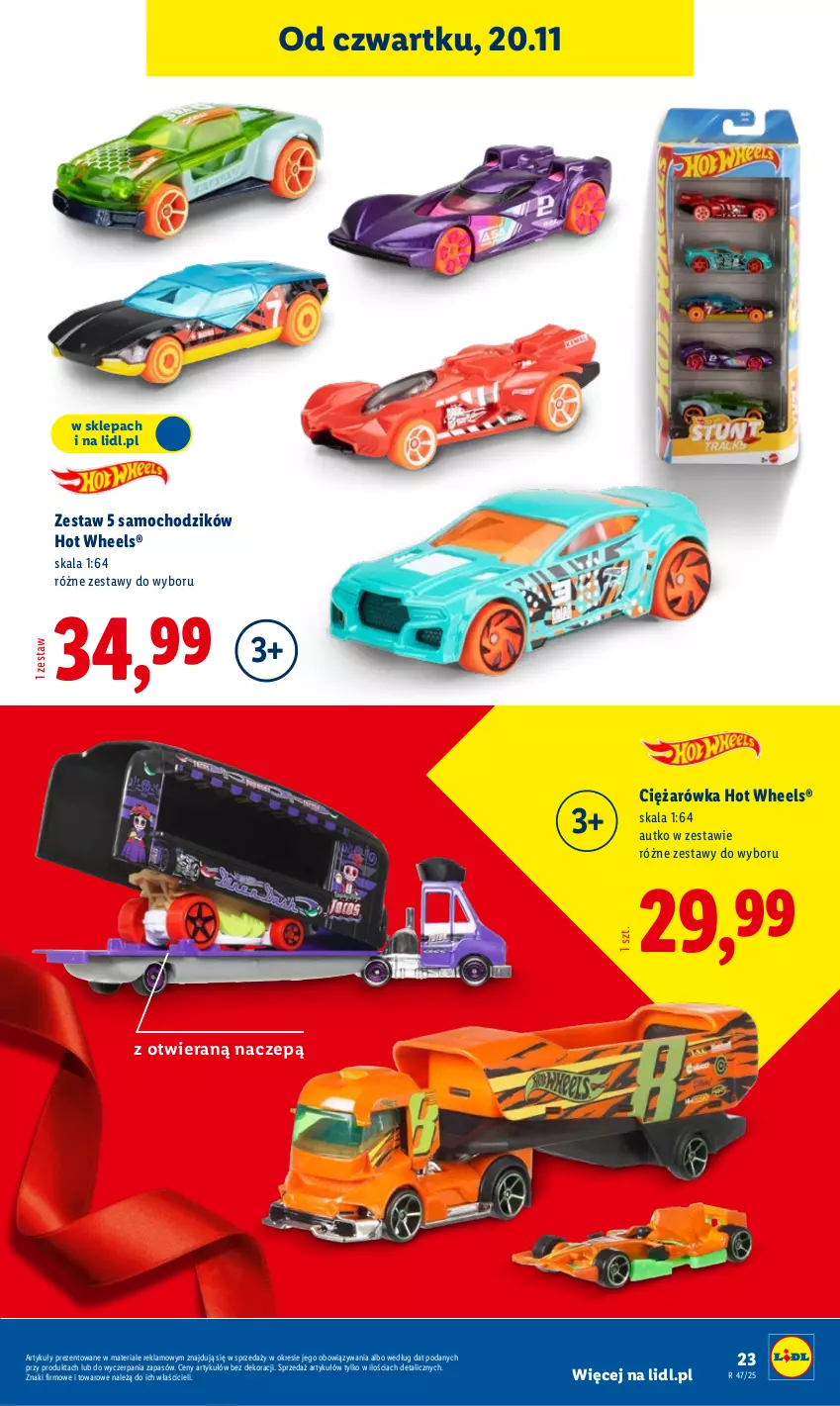 Gazetka promocyjna Lidl - Katalog Zabawki - ważna 03.11 do 24.12.2025 - strona 23 - produkty: Chodzik, Hot Wheels
