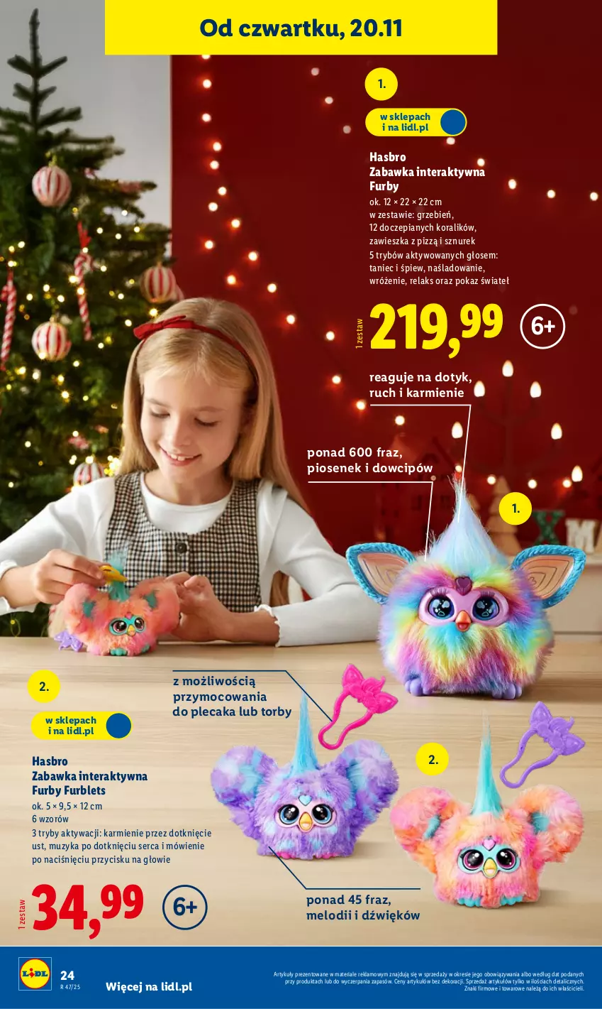 Gazetka promocyjna Lidl - Katalog Zabawki - ważna 03.11 do 24.12.2025 - strona 24 - produkty: Hasbro, Karmi, Plecak, Ser, Sznurek, Tera, Zabawka