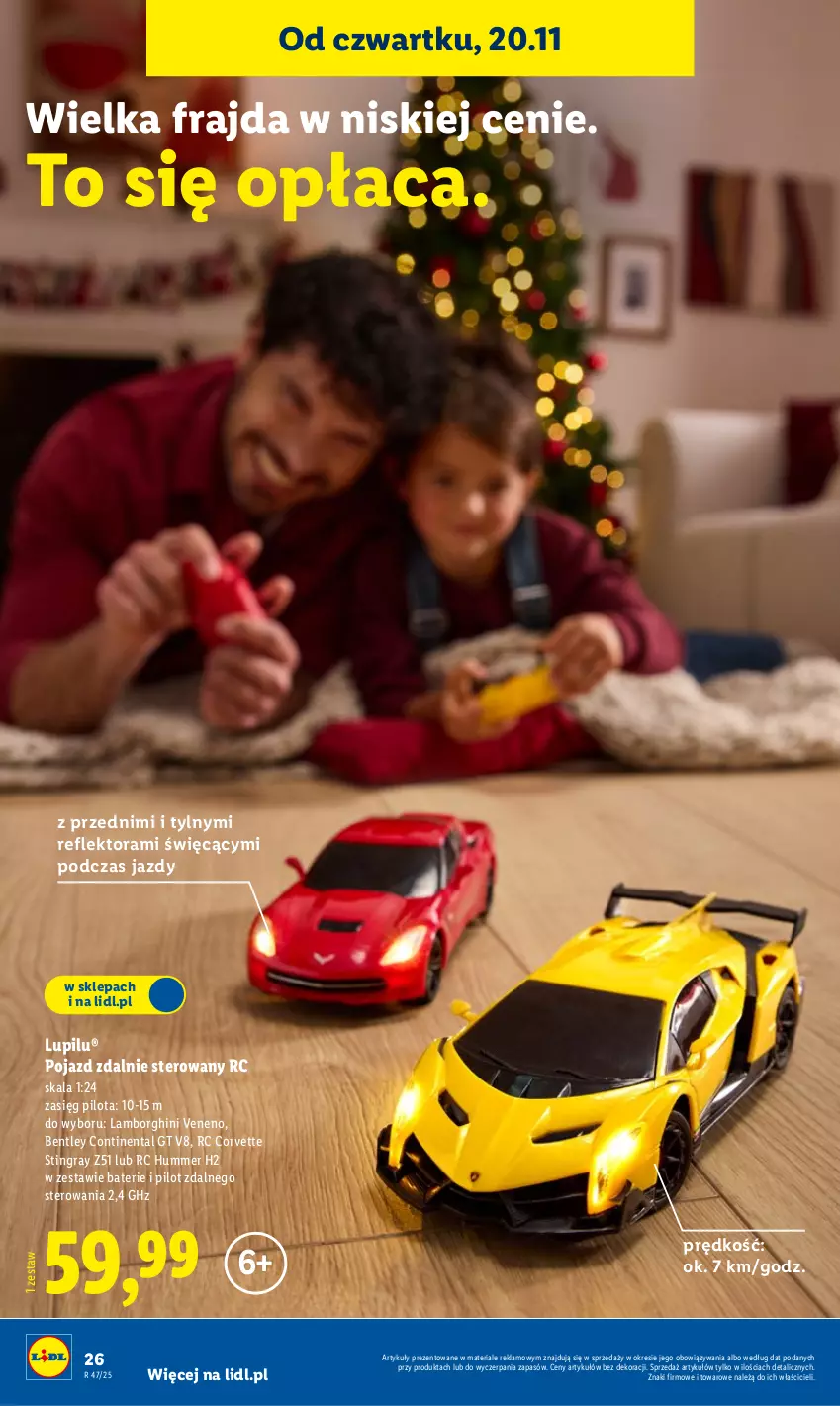 Gazetka promocyjna Lidl - Katalog Zabawki - ważna 03.11 do 24.12.2025 - strona 26 - produkty: Continental, Gra, Pojazd, Reflektor