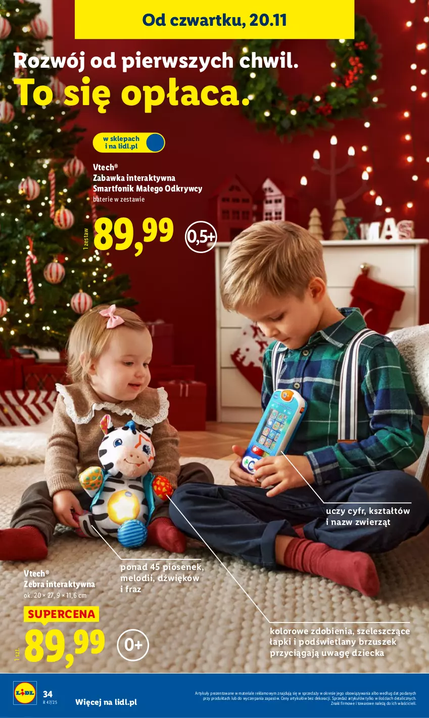 Gazetka promocyjna Lidl - Katalog Zabawki - ważna 03.11 do 24.12.2025 - strona 34 - produkty: Smartfon, Tera, Zabawka