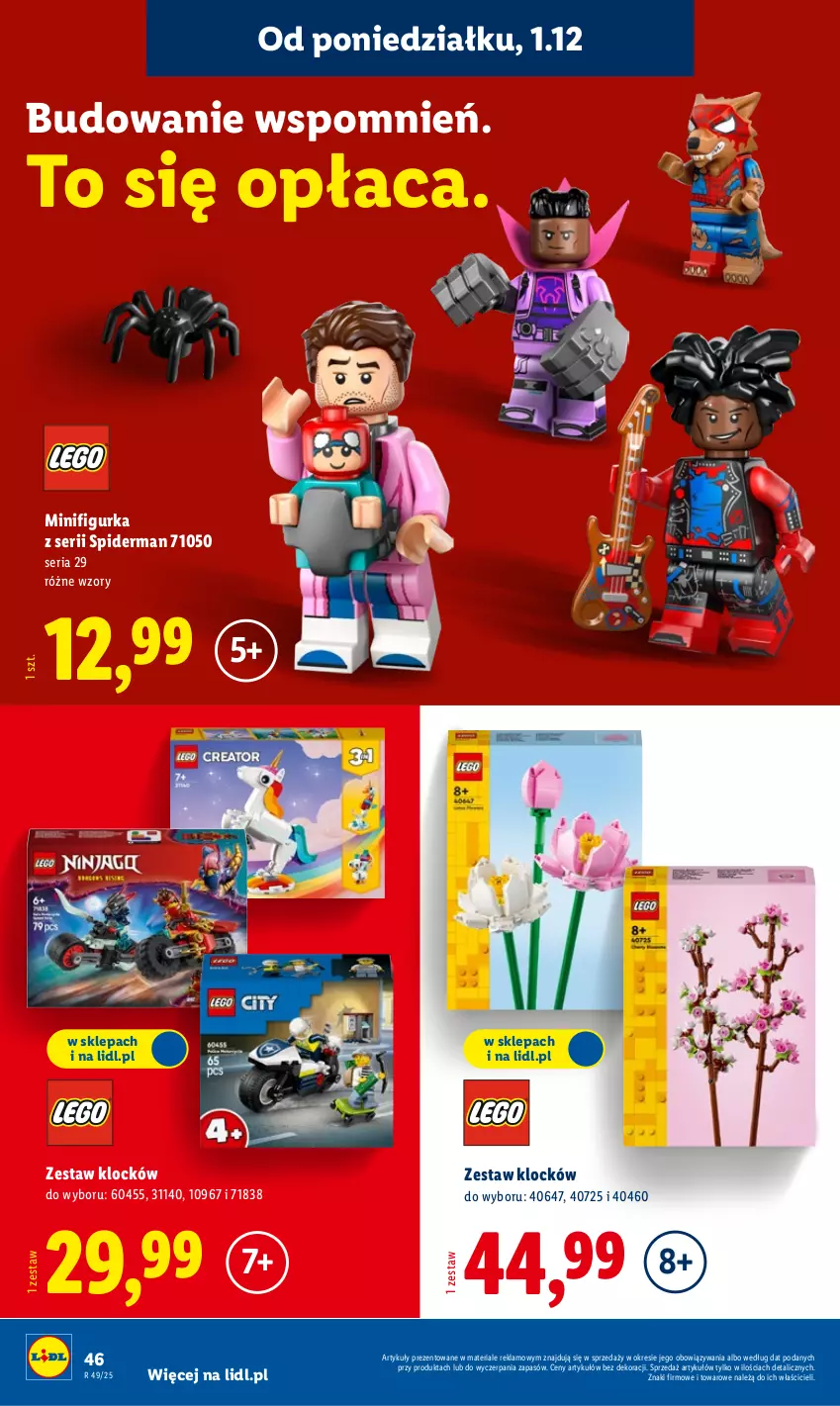 Gazetka promocyjna Lidl - Katalog Zabawki - ważna 03.11 do 24.12.2025 - strona 46 - produkty: Ser, Spiderman