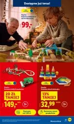 Gazetka promocyjna Lidl - Katalog Zabawki - Gazetka - ważna od 24.12 do 24.12.2025 - strona 61 - produkty: Kolejka, Dinozaur, Tera, Zabawki edukacyjne, Drewniana kolejka, Olej, Fa