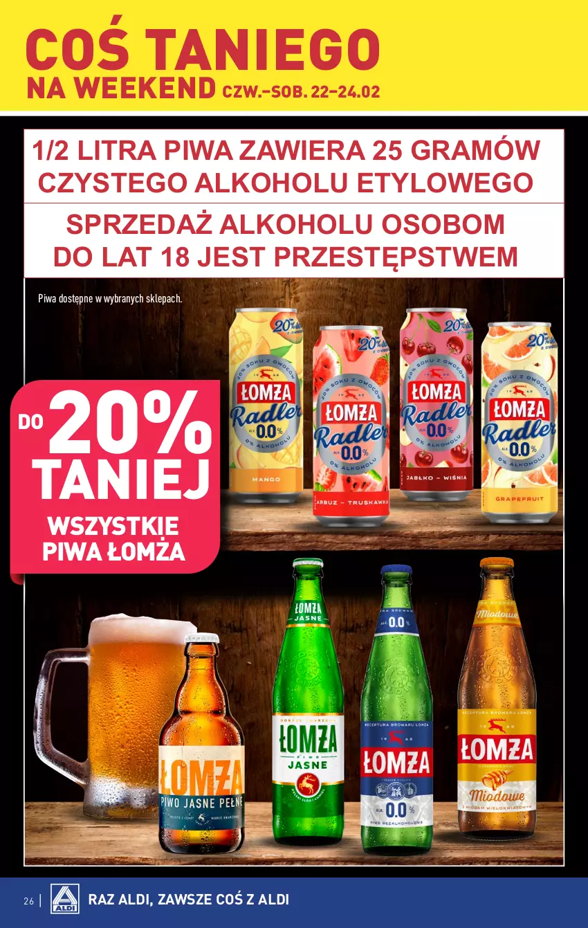 Gazetka promocyjna Aldi - Pełna oferta - ważna 19.02 do 24.02.2024 - strona 26 - produkty: Gra, Piwa