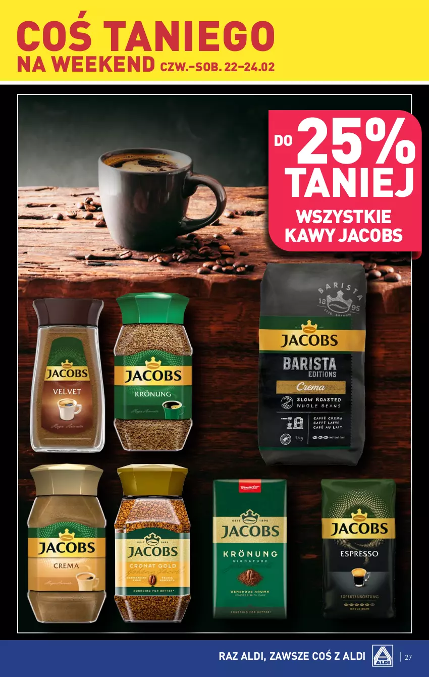 Gazetka promocyjna Aldi - Pełna oferta - ważna 19.02 do 24.02.2024 - strona 27 - produkty: Jacobs