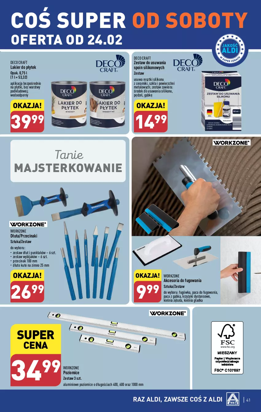 Gazetka promocyjna Aldi - Pełna oferta - ważna 19.02 do 24.02.2024 - strona 41 - produkty: Lakier, Podkład, Por